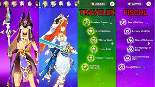 C0 CYNO and NILOU Fischl Dendro Traveler F2P Team Comp HYPERBLOOM Gameplay [upl. by Nnairret679]