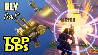 New Fortnite Cannonade  Best DPS EXPLOSIVE  but also worst launcher [upl. by Mikiso983]