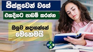 එක දිගට පාඩම් කරන්න ඔලුව හදාගන්න හැටි  Sinhala Study Motivation Use Cookie jar method amp 525 Rule [upl. by Ahgem]