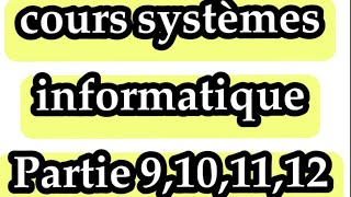 systèmes informatiques partie IXXXIXII Représentation des caractères XML [upl. by Aihsem56]