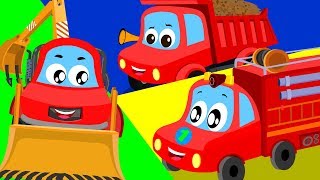 Truck Song  Little Red Car Shows For Toddlers  Cartoon Video For Children by Kids Channel [upl. by Helbonnas]