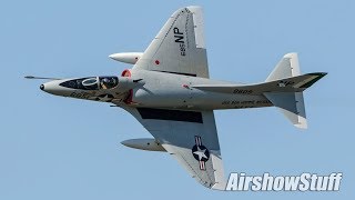 A4 Skyhawk Aerobatics  Northern Illinois Airshow 2017 [upl. by Llenyl872]