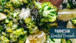 Lemon Parmesan Roasted Broccoli [upl. by Derna]