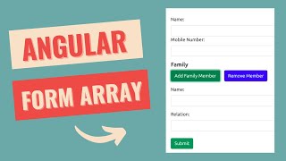 How to Implement FormArray amp Display its content in Angular  Viral Coder [upl. by Yssak]