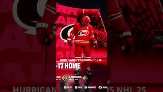 All Carolina Hurricanes uniforms in NHL 25 nhl25 shorts nhl carolinahurricanes [upl. by Vtehsta]