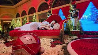 Nutcracker Bellagio Conservatory Las Vegas Winter Wonderland 2023 [upl. by Aldous]