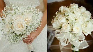 How to Arrange A Bridal Bouquet  DIY wedding bouquet  fresh flower bouquet for wedding [upl. by Livvie447]