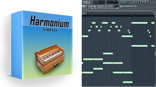 Harmonium Sample Pack in Fl studio  Midi Scores [upl. by Nylkoorb33]