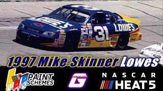 Making Mike Skinners 1995 Lowes NASCAR Paint Scheme in NASCAR Heat 5 TheCombustionGamer [upl. by Ahsart]