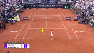 ITALIAN OPEN 2024 🏆 IGA SWIATEK VS ARYNA SABALENKA HIGHLIGHTS INTERNAZIONALI BNL DITALIA FINAL [upl. by Lanam132]