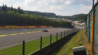 Vue entière Accident crash Antoine Hubert spa gp 2019 formule 2 [upl. by Edveh855]