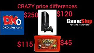 DKOldies vs Gamestop price comparison MASSIVE price differences [upl. by Yllaw]