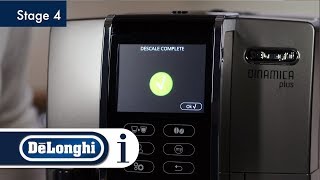 How to descale your DeLonghi Dinamica Plus ECAM 37095 beantocup coffee machine [upl. by Lirva]