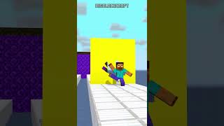 Body Puzzle Challenge Herobrine and Saitama minecraftshorts [upl. by Lezley151]