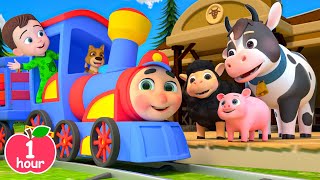 Train Choo Choo Song  Newborn Baby Songs amp Nursery Rhymes [upl. by Ennaeilsel]