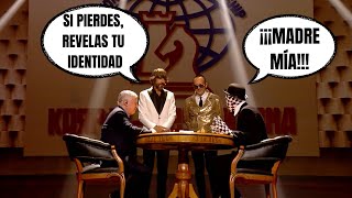 ¡SI PIERDE DEBE REVELAR SU IDENTIDAD 😱 Rey Enigma vs Karpov Got Talent 2021 [upl. by Abisia330]