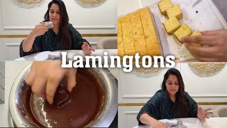 Dipika Ki Duniya Lamingtons Recipe how to make lamingtons [upl. by Danziger]