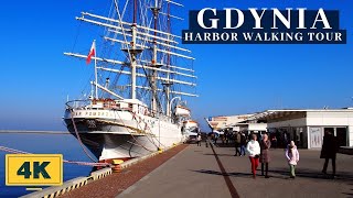 POLAND  GDYNIA  WALK AROUND HARBOR 4K [upl. by Leilani486]