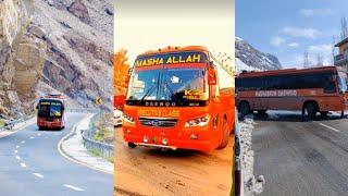 Yu tong daewoo bus pakistan going k2 montain masha broom seiach glashier mahercardeal [upl. by Willock]