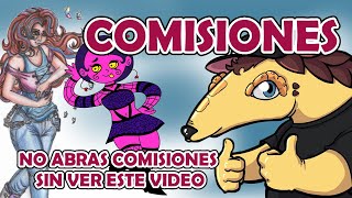 ¿Como abrir comisiones de dibujos No abras comisiones sin ver este video antes [upl. by Ariaet]