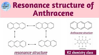 Resonance structure of anthraceneresonating structure of anthraceneresonance by khushboo yadav [upl. by Notsehc]