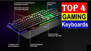 ✅Top 4 Best Gaming Keyboards 2024  best gaming keyboards 2024  review [upl. by London]