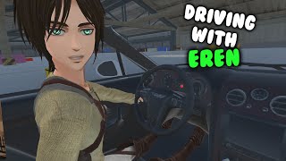 Driving with Eren AOT VR [upl. by Soilissav]