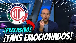 ¡INCREÍBLE EL JUGADOR DEJA EXTASIADOS A LOS FANÁTICOS DEL TOLUCA ANTES DE UNA DECISIÓN CRUCIAL [upl. by Anez]