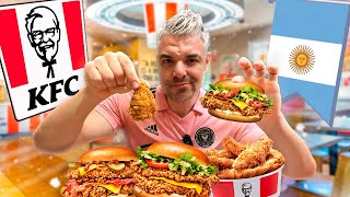 ASÍ ES UN KFC en ARGENTINA 🍔🍗 ¿VALE LA PENA EL POLLO FRITO [upl. by Nosnirb]