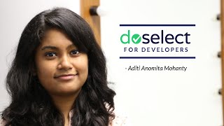 DoSelect for Developers  Aditi Mohanty [upl. by Cahra]