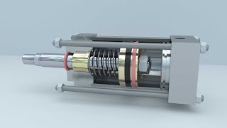 ¿Cómo funciona el cilindro neumático [upl. by Amery]