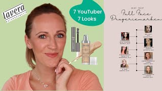 LAVERA🌱 FULL FACE 7️⃣ Youtuber  7️⃣Drogerie Marken amp FULL FACE LOOKS I DROGERIEWOCHE [upl. by Ycam]