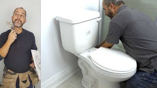 How To Install A Toilet [upl. by Aracahs]