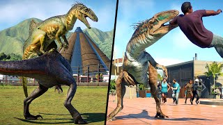 CONCAVENATOR ALL ANIMATIONS YOU NEED TO KNOW  Jurassic World Evolution 2 [upl. by Selrhc]