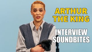 Nathalie Emmanuel Talks About Arthur The King Movie [upl. by Row]