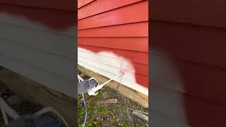 Spray paint wood sidingPaintingConstruction￼ satisfying video [upl. by Conway]