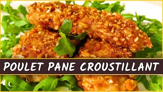 Recette du poulet pané croustillant [upl. by Storz542]