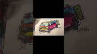 Graffiti van graffiti graff tagging tag swaps art shorts shortsfeed newpost 2024 [upl. by Sukey]