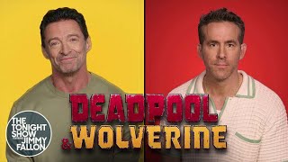 Ryan Reynolds and Hugh Jackman Perform a Song About Deadpool amp Wolverine  The Tonight Show [upl. by Annair492]