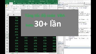 VBA thay đổi calculation mode để file Excel chạy nhanh hơn [upl. by Virge]