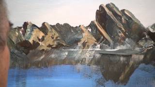 How to paint ocean and rocks in oil or acrylic [upl. by Farrow17]