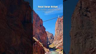 America’s highest suspension bridge  The Royal Gorge 💫 [upl. by Einhpets709]