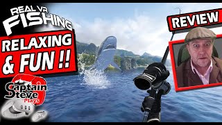 Real VR Fishing  Review  Meta Quest 3  Captain Steve Plays [upl. by Ahsila]