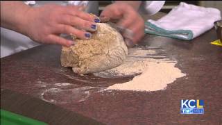 Making homemade dog treats with Three Dog Bakery [upl. by Htilil]