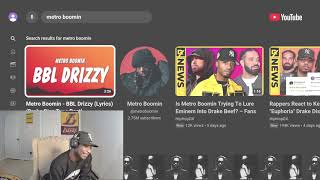 WALKJUICE REACTS TO METRO BOOMIN BBL DRIZZY quotDISSquot [upl. by Novert]