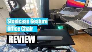 Steelcase Gesture Office Chair 2022 Review [upl. by Ereveneug]