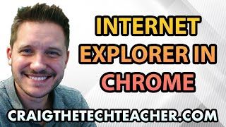 Run Internet Explorer Compatible Sites in Chrome [upl. by Harvard736]