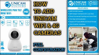 HOW TO ADD UNICAM WIFI amp 4G CAMERAS IN ESEE CLOUD APP  INSTALLATION amp FULL CONFIGURATIONS cctv [upl. by Ennaeirrac]