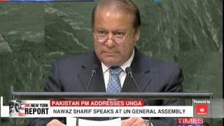 Pakistan PM Nawaz Sharif on Kashmir [upl. by Florance]