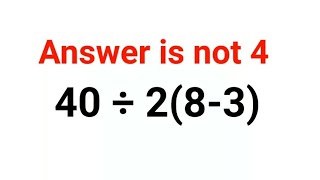 40÷283 The answer is not 4 Many got it wrong Ukraine Math Test math percentages ukraine [upl. by Ettegroeg]